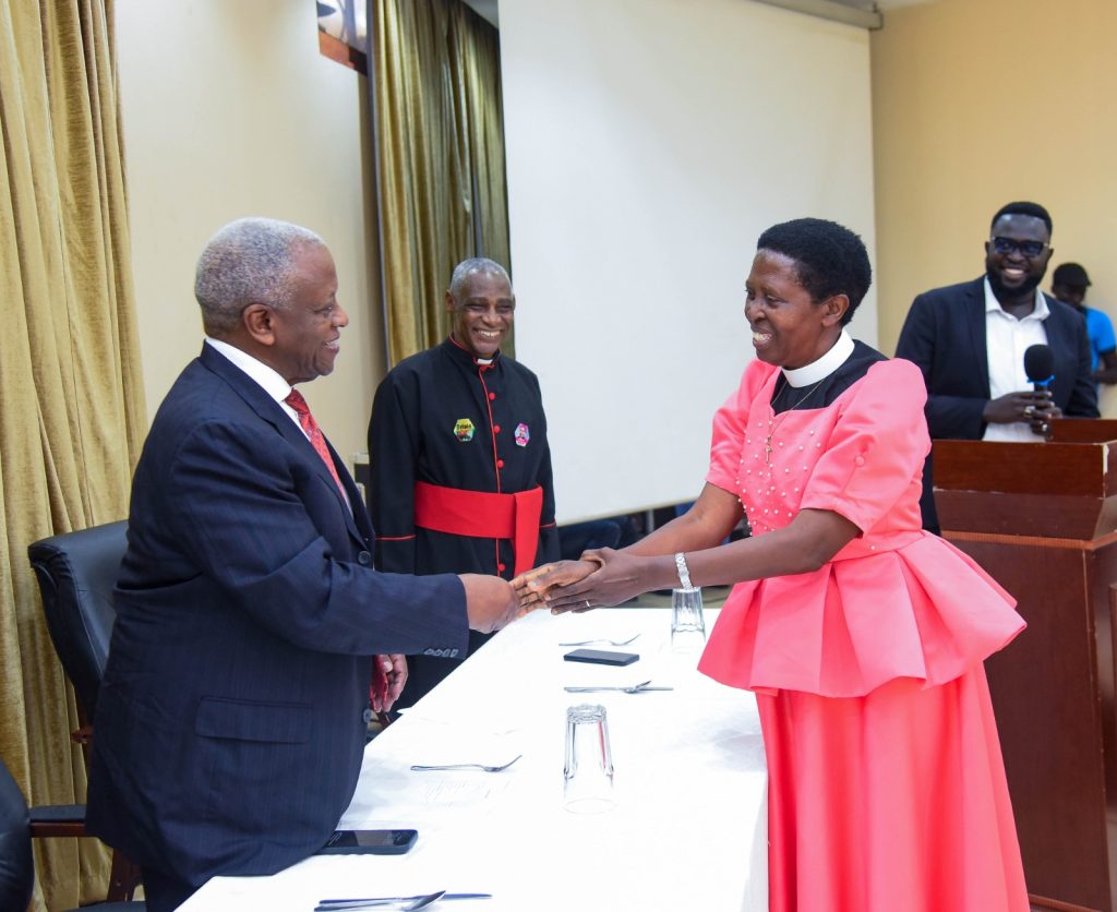 Awardee of the day Rev Ann Maseruka appreciated by Uganda's former Prime Minister